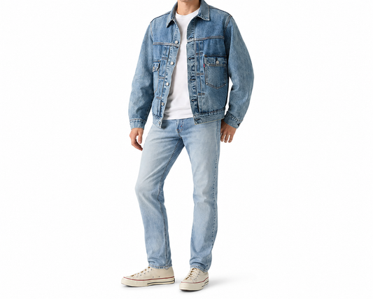 Levi's 502™ Taper Performance Cool Men's Jeans Light Wash Stretch Denim Casual Pants