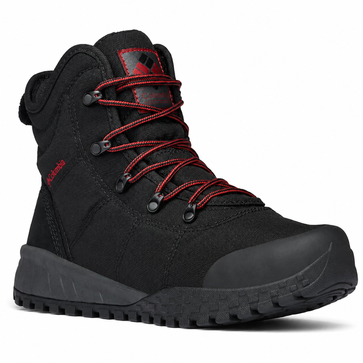 Columbia Men's Fairbanks Omni-Heat Waterproof Hiking Boots Black