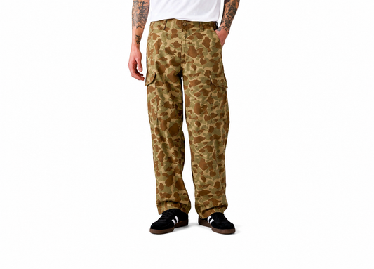 Levis XX Cargo Baggy Pants Mens Duck Camo Ripstop Tapered Leg New NWT