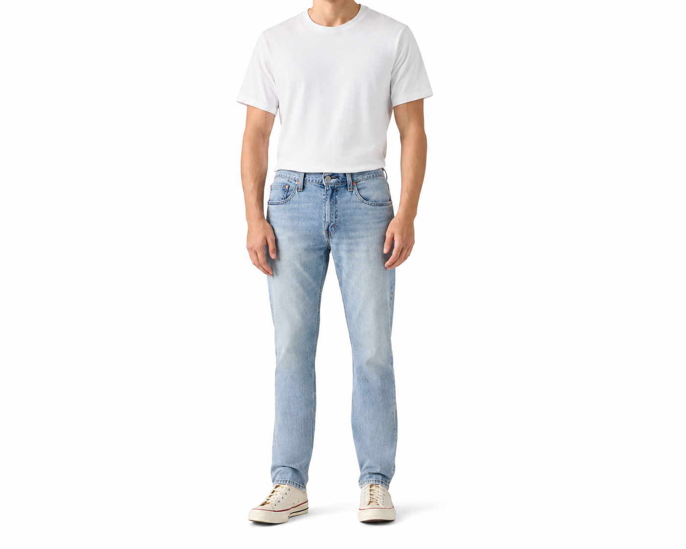 Levi's 502™ Taper Performance Cool Men's Jeans Light Wash Stretch Denim Casual Pants